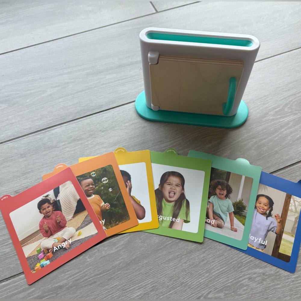 Lovevery Emotion Match Mirror & Card Set  from The Enthusiast Play Kit